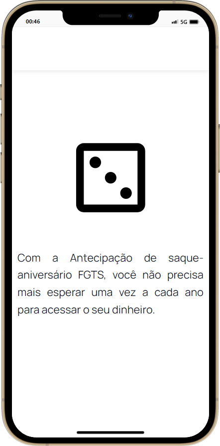 Com a Antecipação de saque-aniversário FGTS Inter, você não precisa mais esperar uma vez a cada ano para acessar o seu dinheiro.